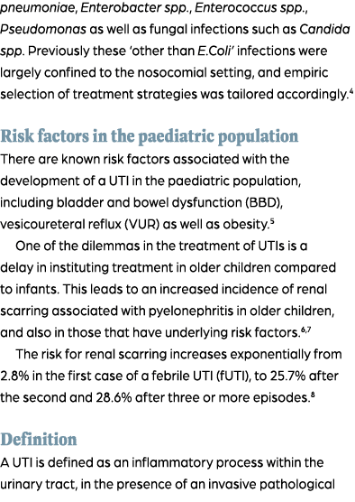 pneumoniae, Enterobacter spp., Enterococcus spp., Pseudomonas as well as fungal infections such as Candida spp. Previ...