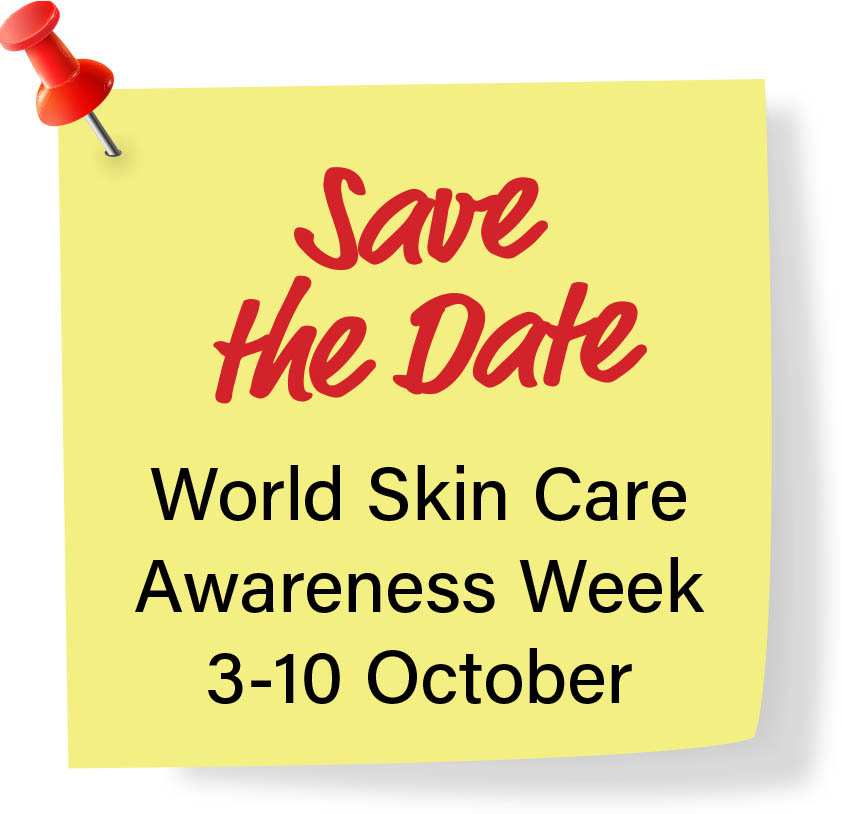 save the date world skin care awareness week 3 - 10 october