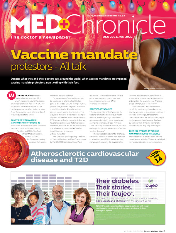 medical chronicle December 2021 vaccine mandate ISSUE