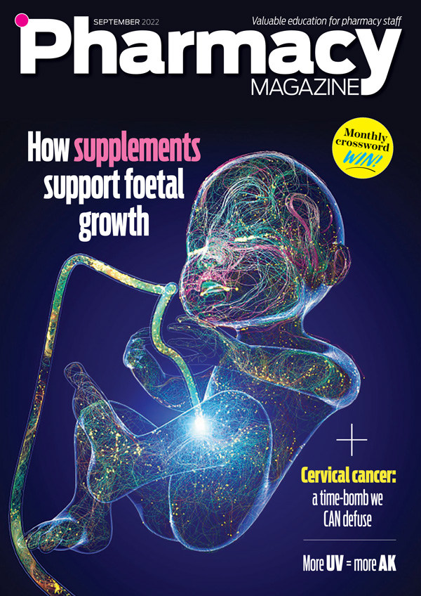 Pharmacy Magazine September 2022 foetal supplements