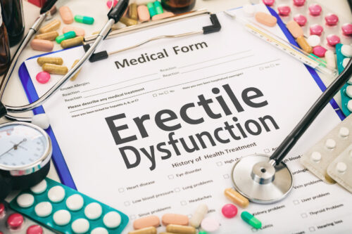medical form with Erectile dysfunction as a topic